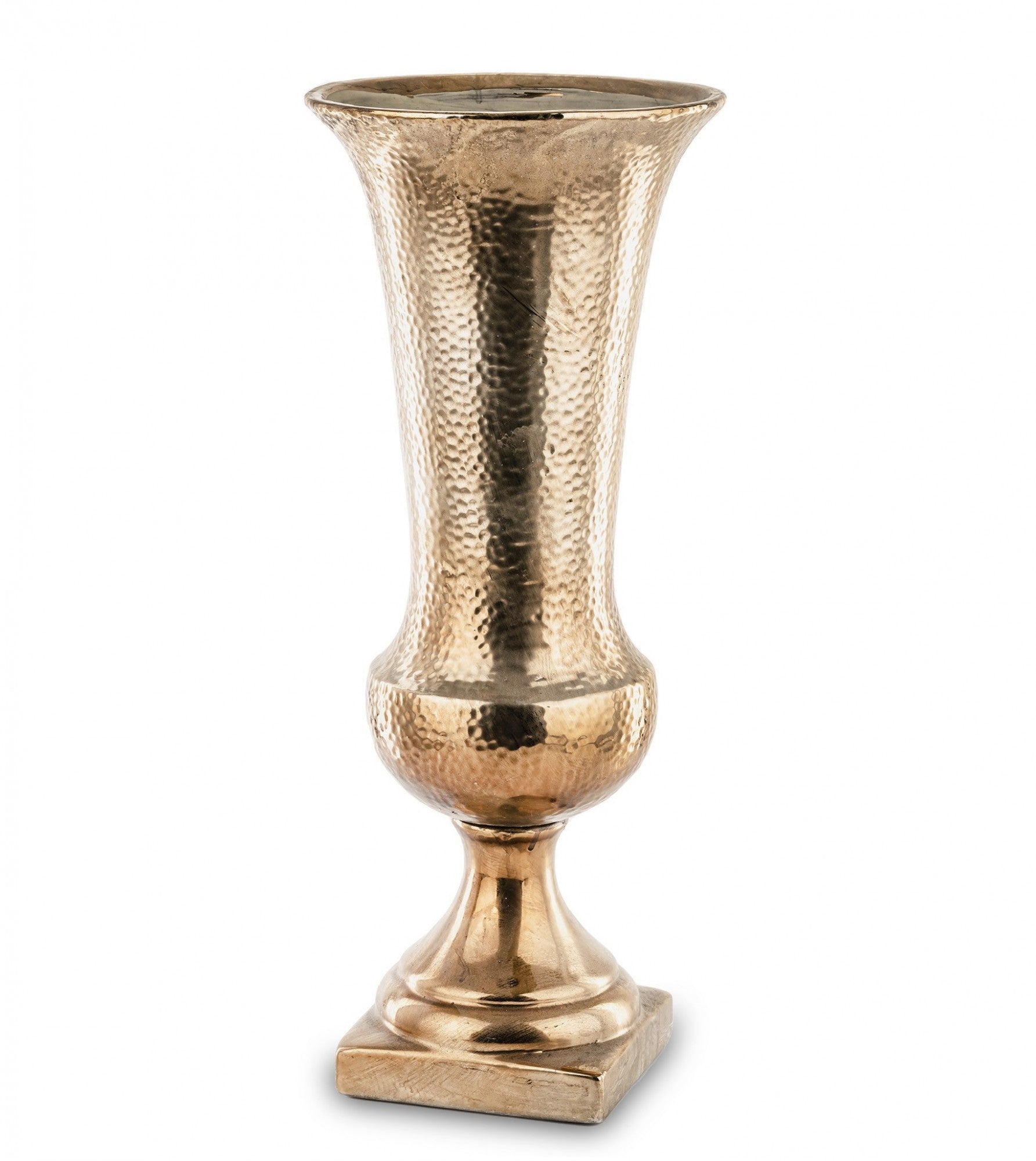 Vaza din ceramica, Golden, 50.5 x21x21 cm - Victoria home deco