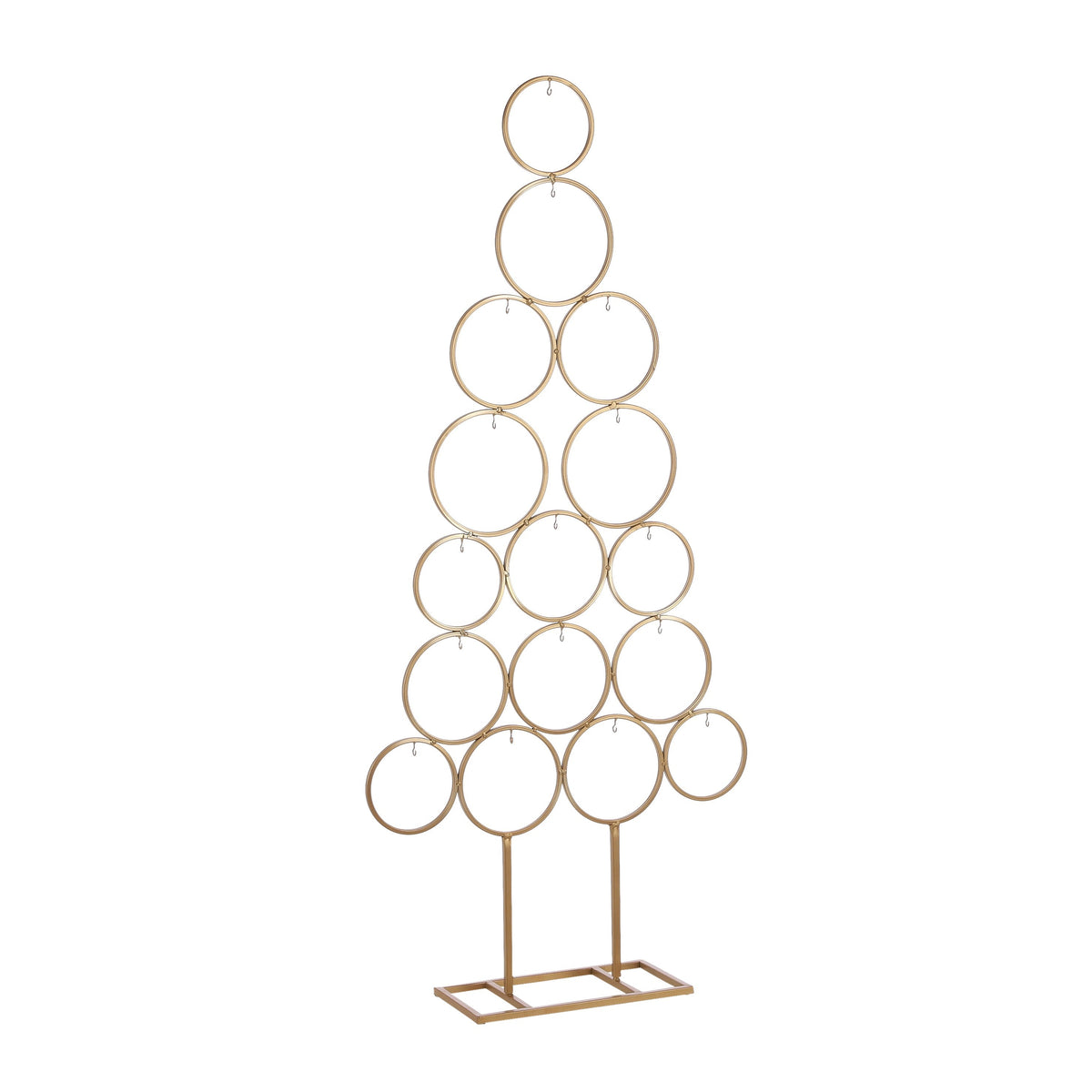 Decoratiune brad auriu, metalic, 53x15x117, 5cm