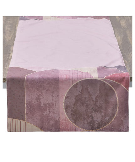 Napron pentru masa Inart, Roz-Mov, 40x140 cm - Victoria home deco