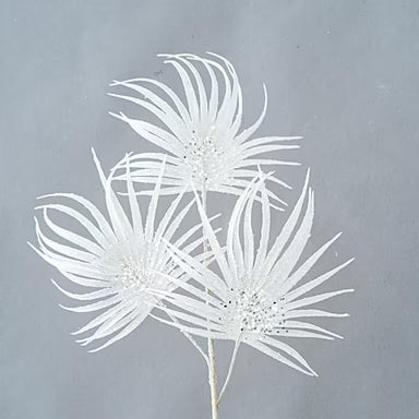 Decoratiune Craciun, Palm Alb, 90 cm, EUROLAMP