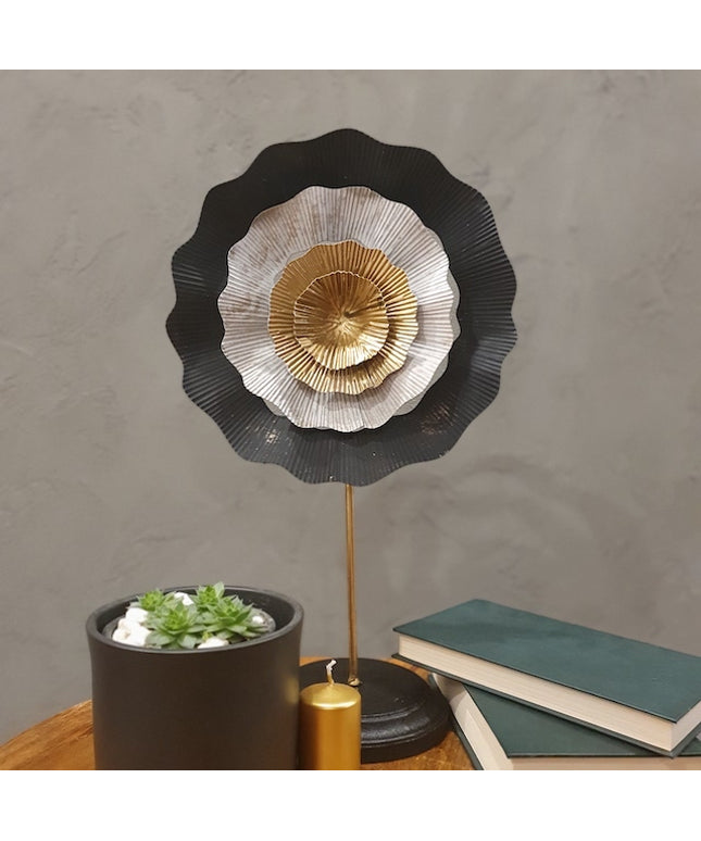 Decoratiune Floare din metal, 42 x 25 x 14 cm - Victoria home deco