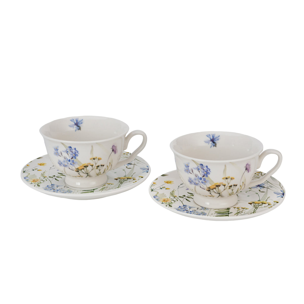 Set de 2 cesti si farfurii, Melody, 250 ml