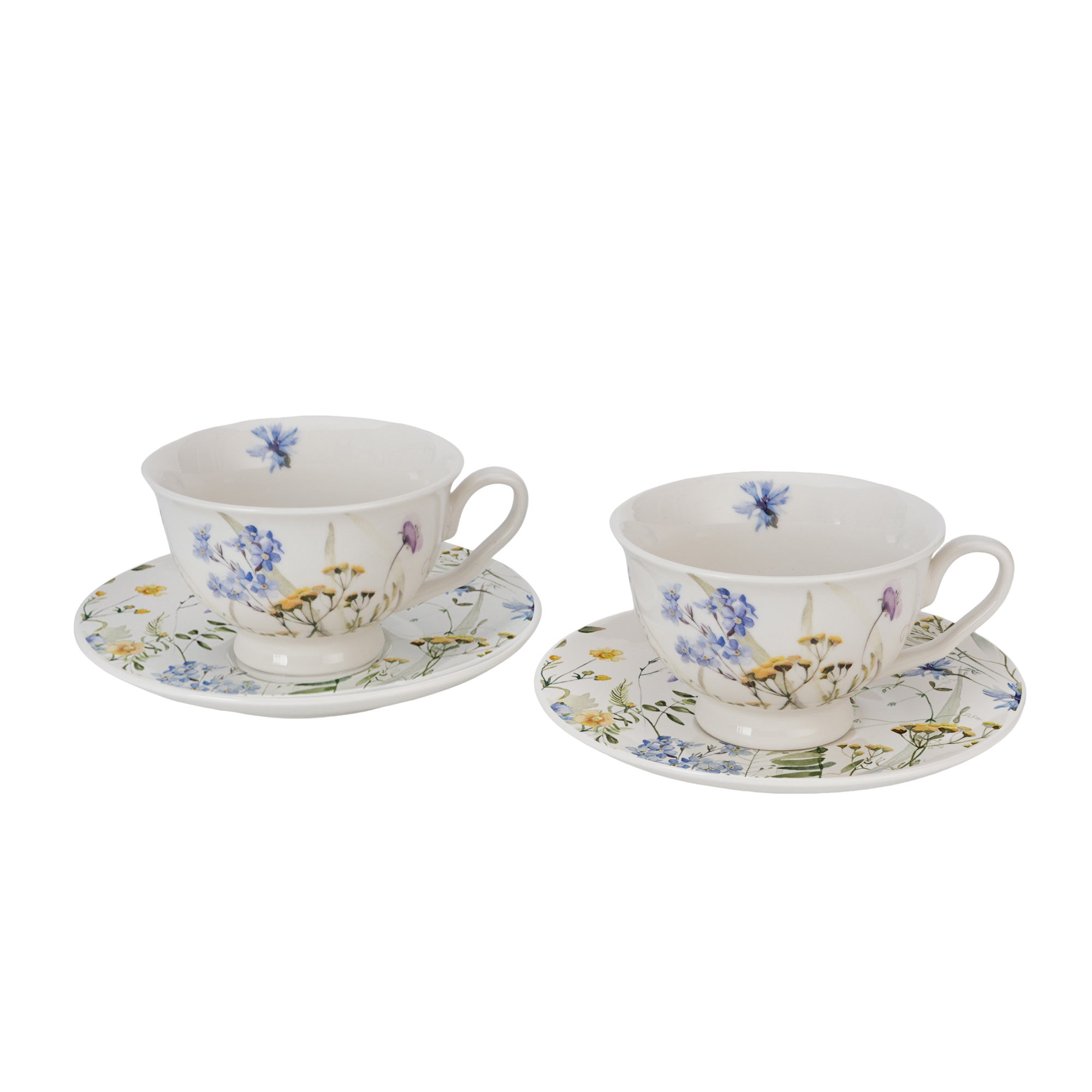 Set de 2 cesti si farfurii, Melody, 250 ml