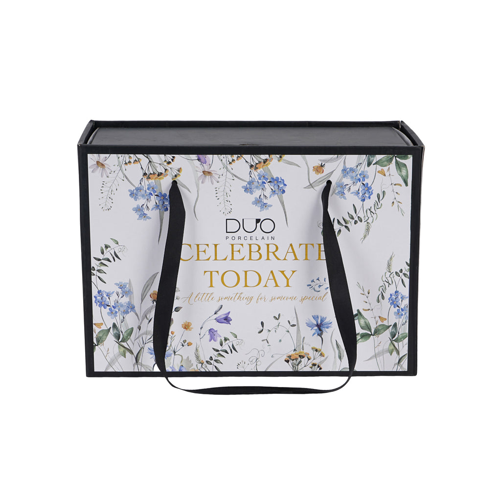 Set de 2 cesti si farfurii, Melody, 250 ml