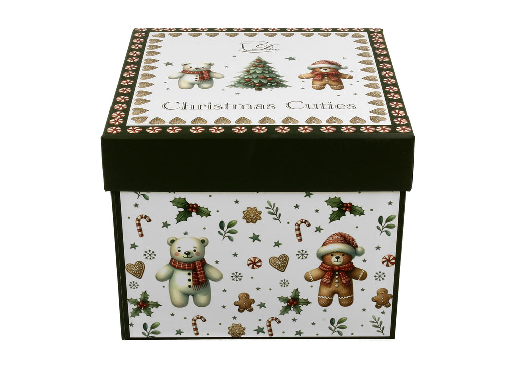 Set doua cesti si farfurii Christmas Cuties,270ML - Victoria home deco
