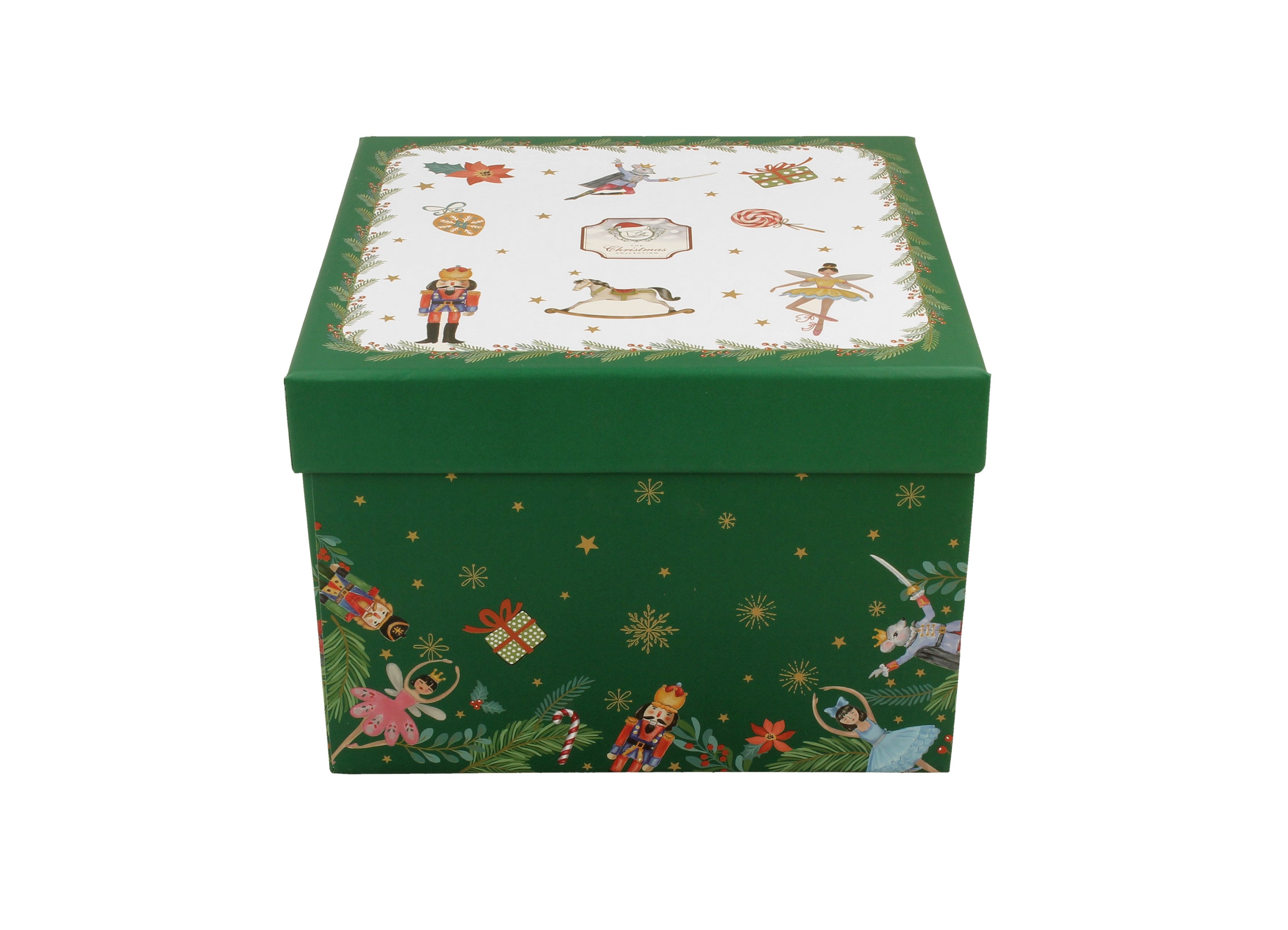 Set  doua cesti si farfurii Christmas Spirit,250ML - Victoria home deco