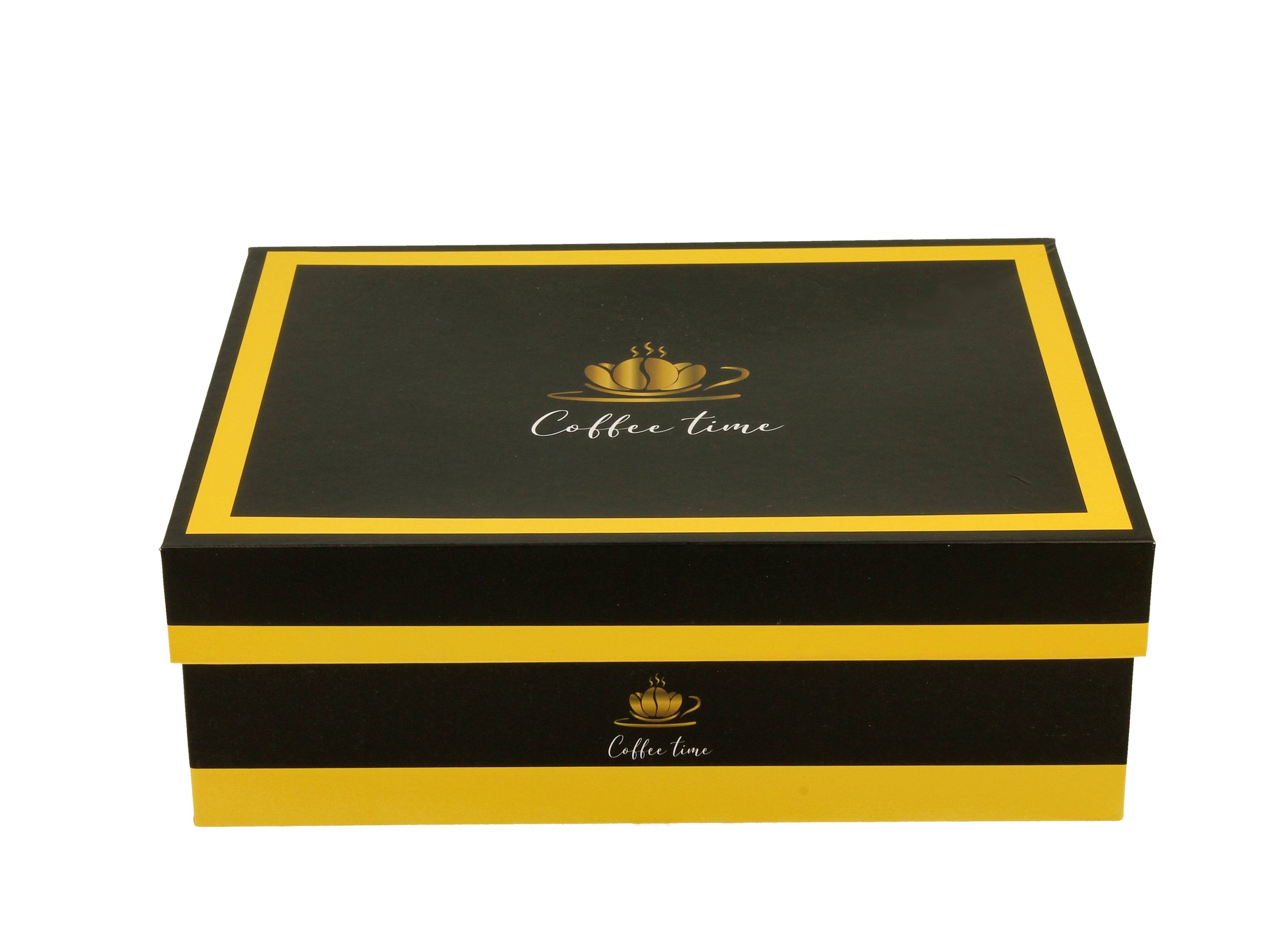 Set 2 cesti espresso cu farfurioare, Cofee Time 1, 100 ml, multicolor - Victoria home deco