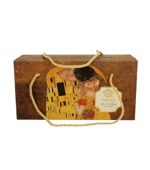 Set 2 cani regale Kiss-Clasic inspirate de Klimt - Golden Line, 380 ml - Victoria home deco
