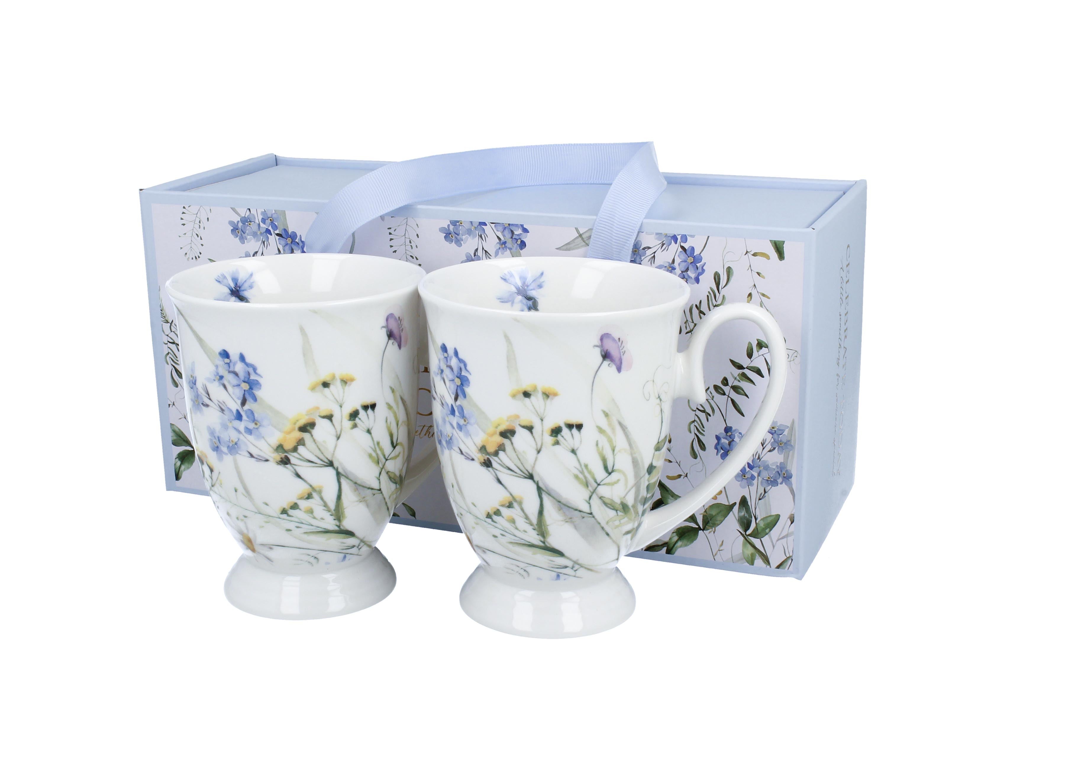 Un set de două căni royal MELODY  din seria Royal Flowers, 340 ml