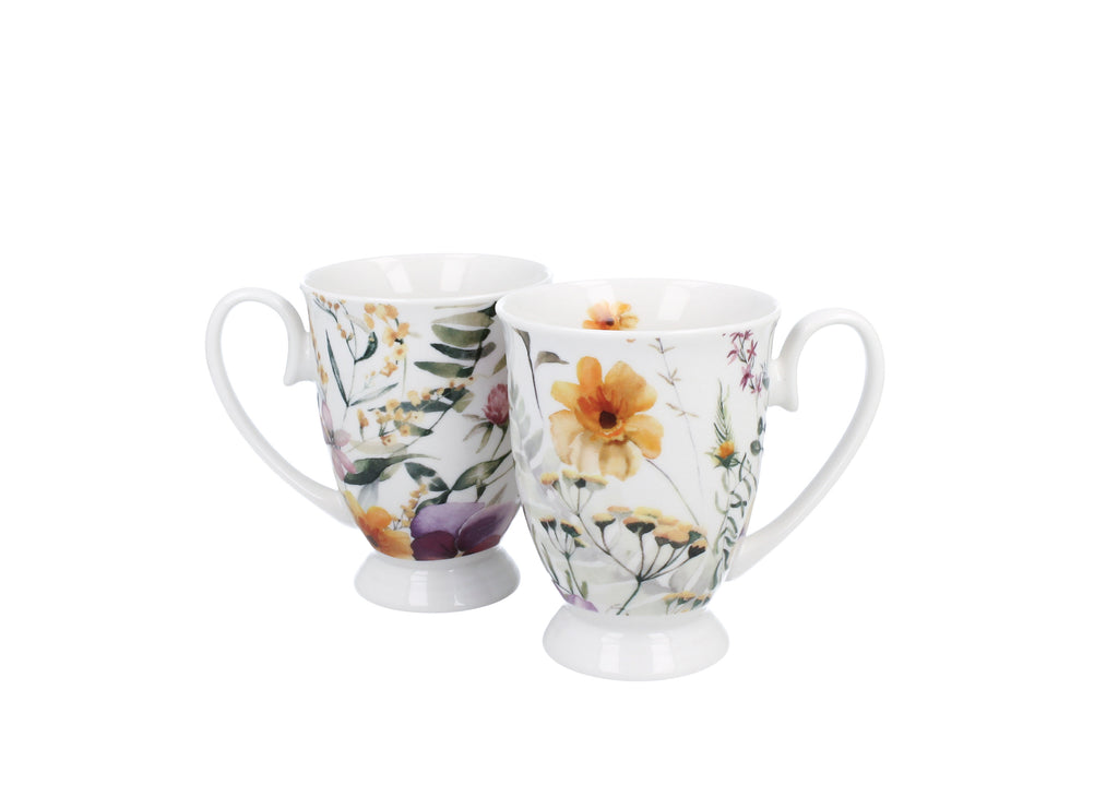 Un set de două căni regale PANSY  din seria Royal Flowers , 340  ml