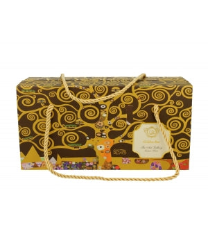 Set 2 cani regale Copacul vietii, inspirate de Klimt - Golden Line, 380 ml - Victoria home deco