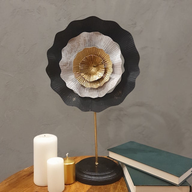 Decoratiune Floare din metal, 42 x 25 x 14 cm - Victoria home deco