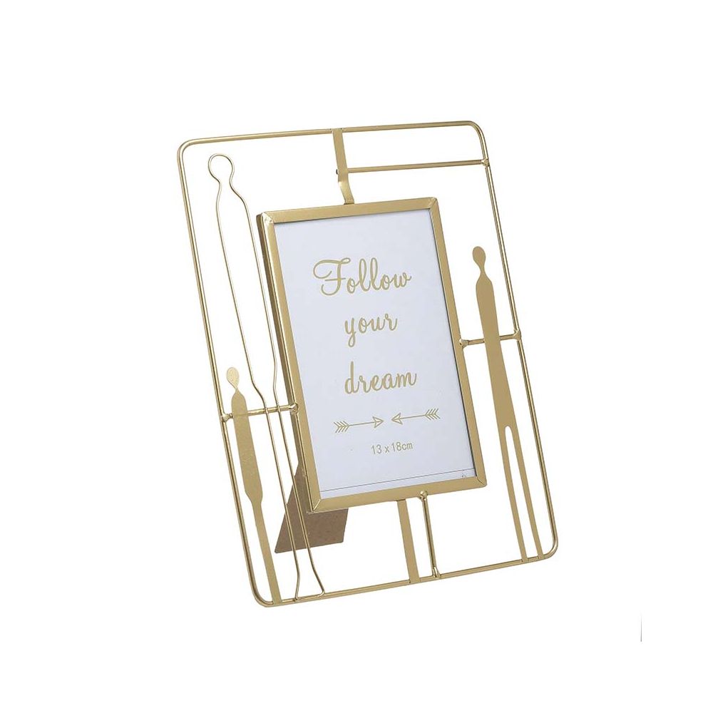 Rama foto metalica aurie, 23x1x 28 cm - Victoria home deco