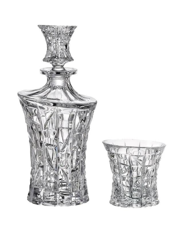 Set 7 piese whisky Patriot, Bohemia Crystal - Victoria home deco
