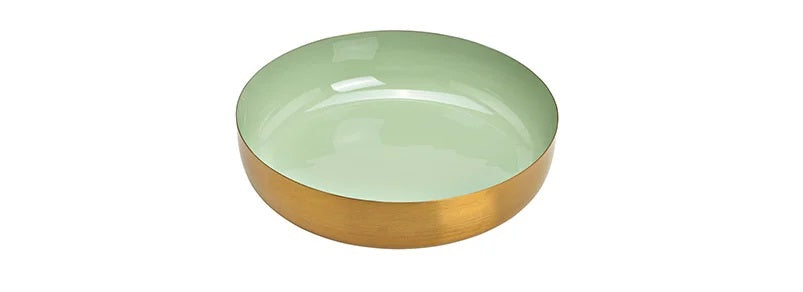 Set 2 boluri decorative, metalice, verzi, 22x5 cm - Victoria home deco