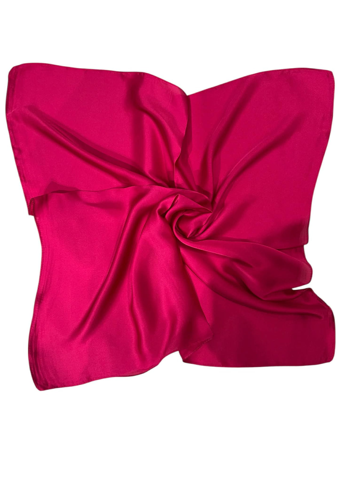 Esarfa de dama,  65x65 cm, 18% matase 72% vascoza,tip batic ,roz fucsia