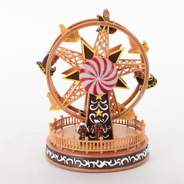 Roata Ferris cu Dulciuri, Muzica Adaptor, Miscare,  18x18x23,5cm, EUROLAMP