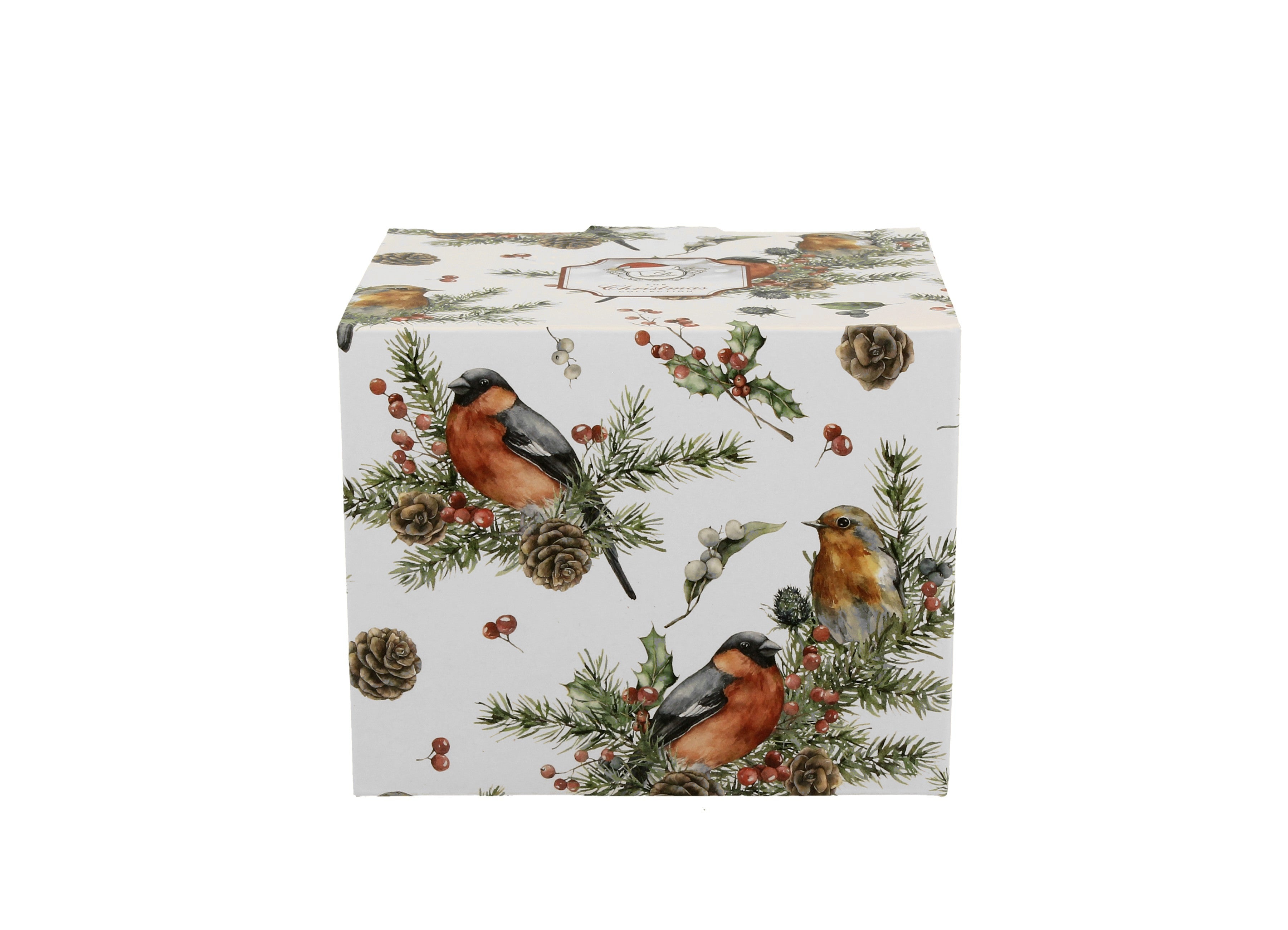 Cana, Duo, 430 ml, design Pasari de Craciun, multicolora - Victoria home deco