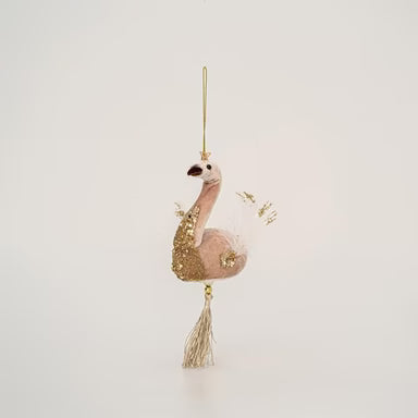 Decoratiune Craciun, Lebada Somon, 13x22cm, EUROLAMP