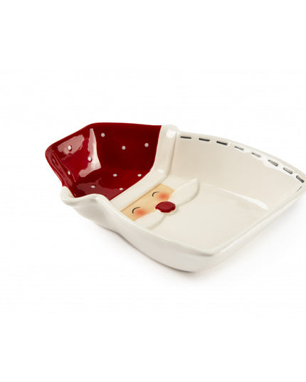 Bol pentru servire Excelsa, Snowman, 16 cm, din ceramica multicolor - Victoria home deco