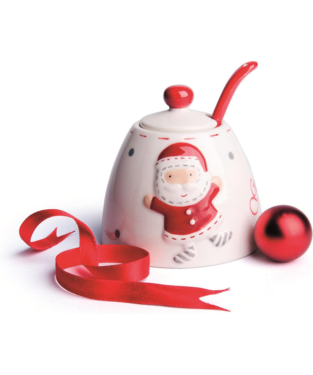 Zaharnita Excelsa, Santa Claus , din ceramica cu lingurita, multicolor - Victoria home deco