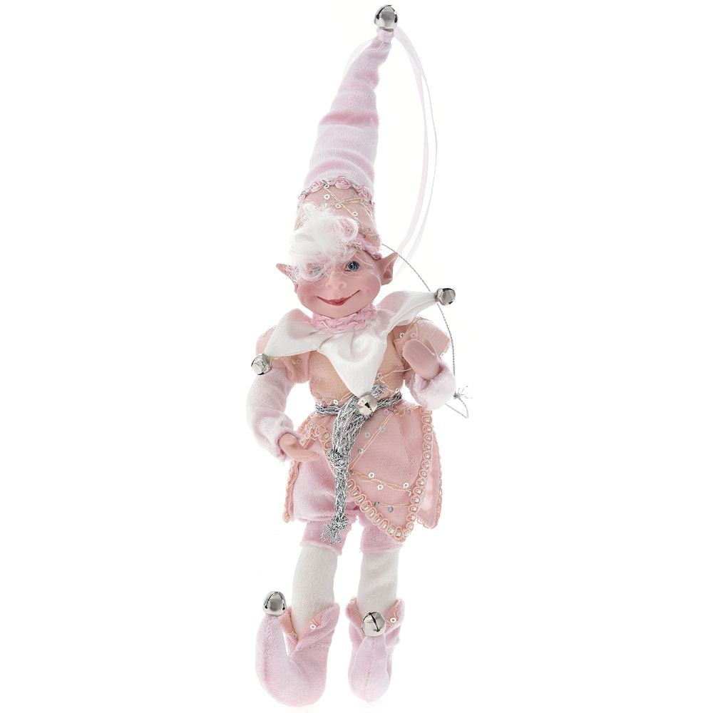 Elf decor Pink Velvet 30 cm