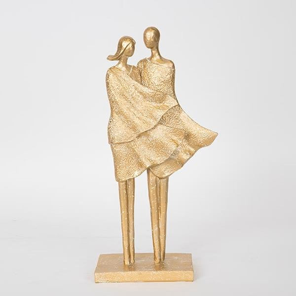 Decoratiune cuplu dIn rasina, 16.5x8x33.5cm