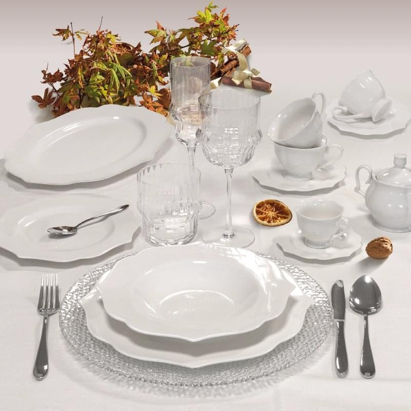 Serviciu  de masa 18 piese, Brandani, Queen - Victoria home deco