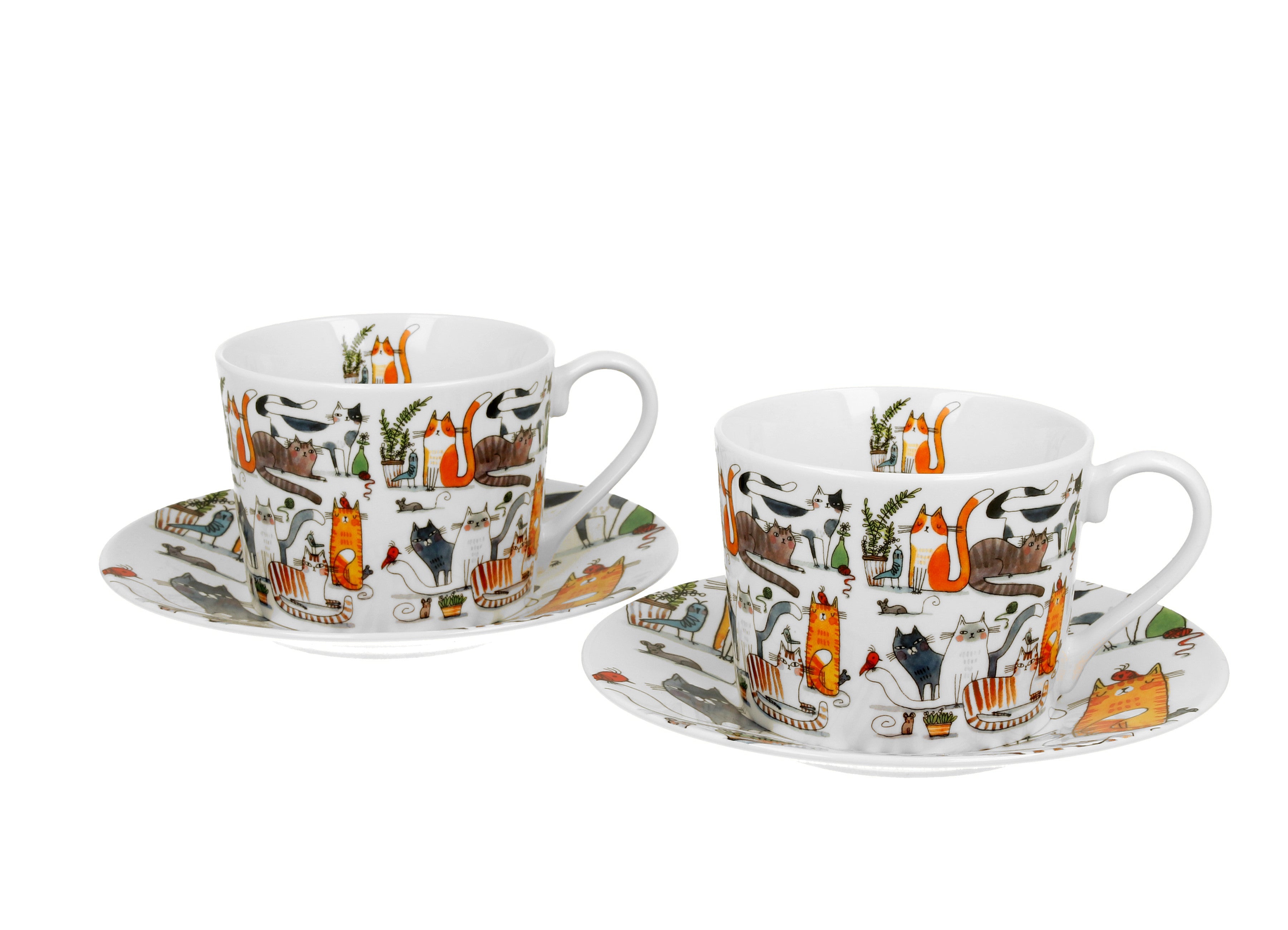 Cești din ceramică cu design de pisici drăguțe, ideale pentru iubitorii de animale, disponibile în diverse culori și modele, perfecte pentru cafea sau ceai