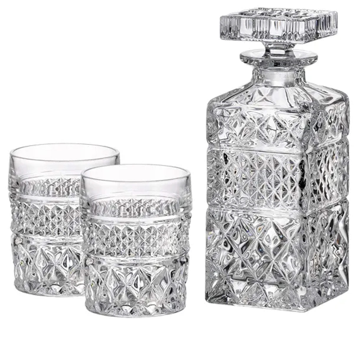 Set 7 piese whisky Madison, Bohemia Crystal