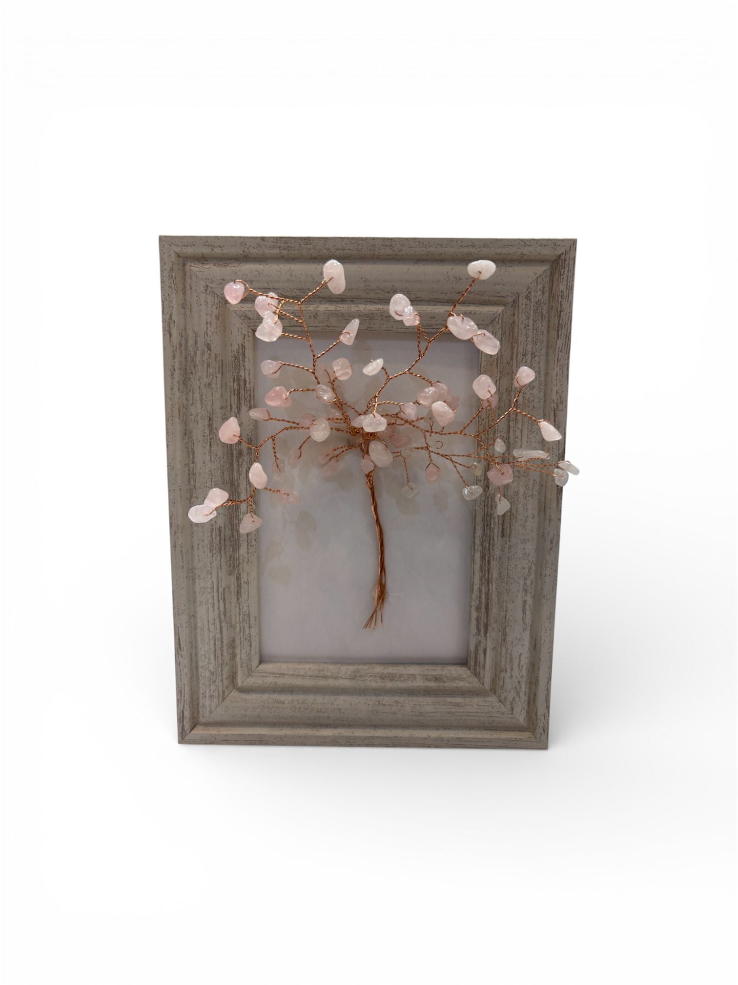 Decoratiune tablou pietre semipretioase ,handmade, 15x20 cm