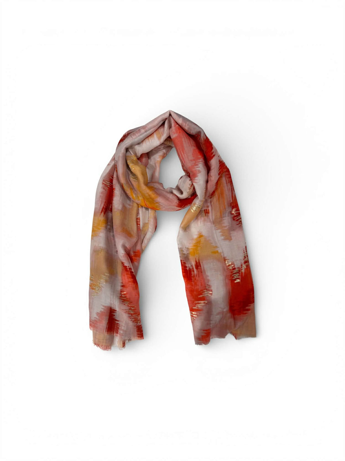 Esarfa multicolora din vascoza, 180 x70 cm