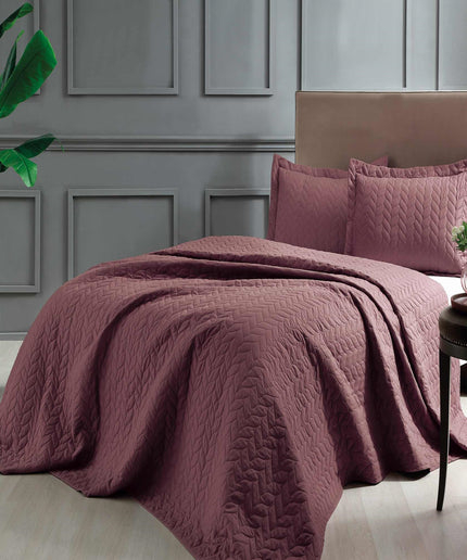 Cuvertura matlasata,Tac, Glory bordo - Victoria home deco