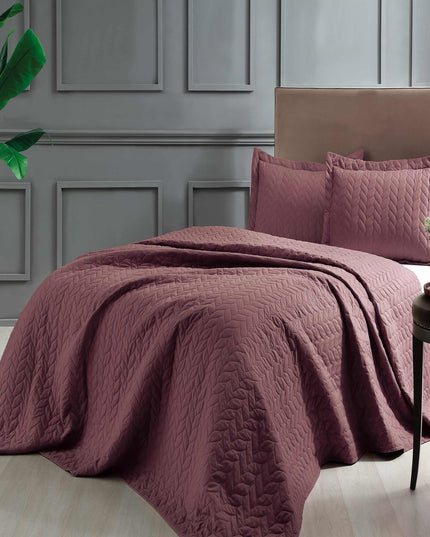 Cuvertura matlasata,Tac, Glory bordo - Victoria home deco