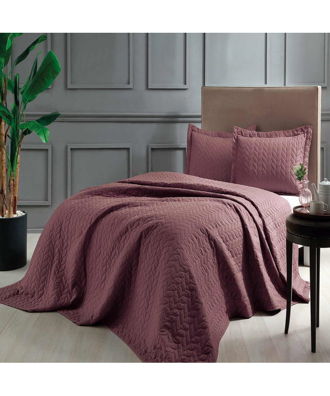 Cuvertura matlasata,Tac, Glory bordo - Victoria home deco