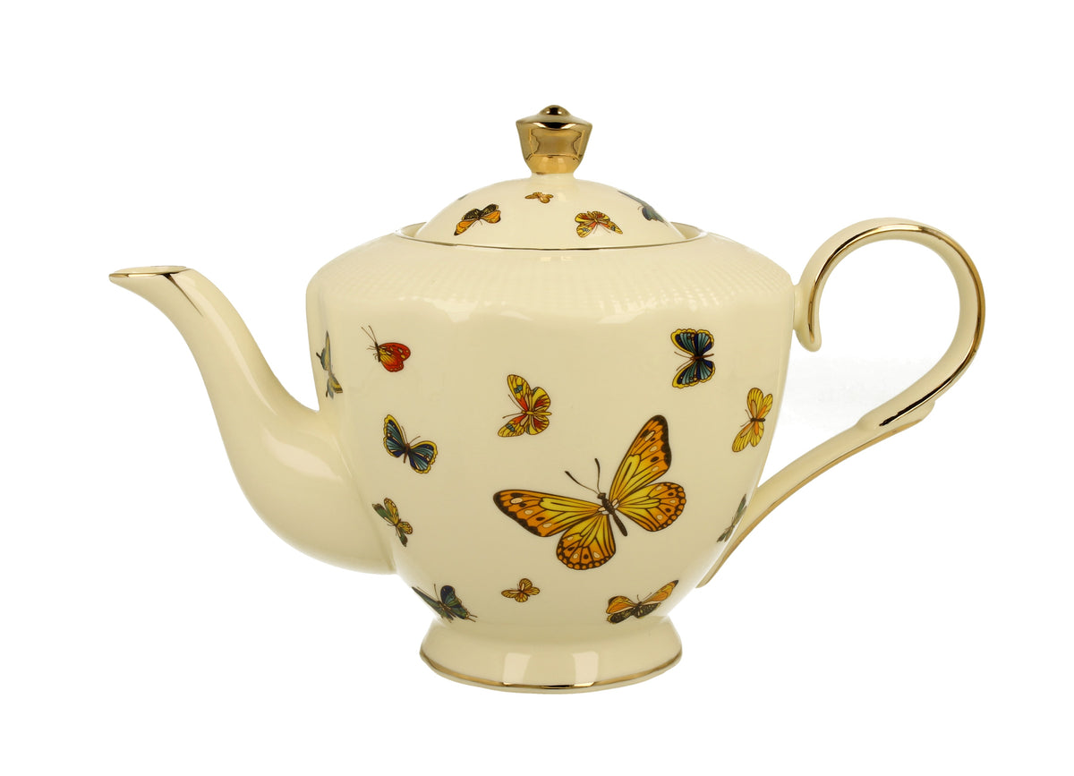 Ceainic Butterfly din portelan , 1500 ml