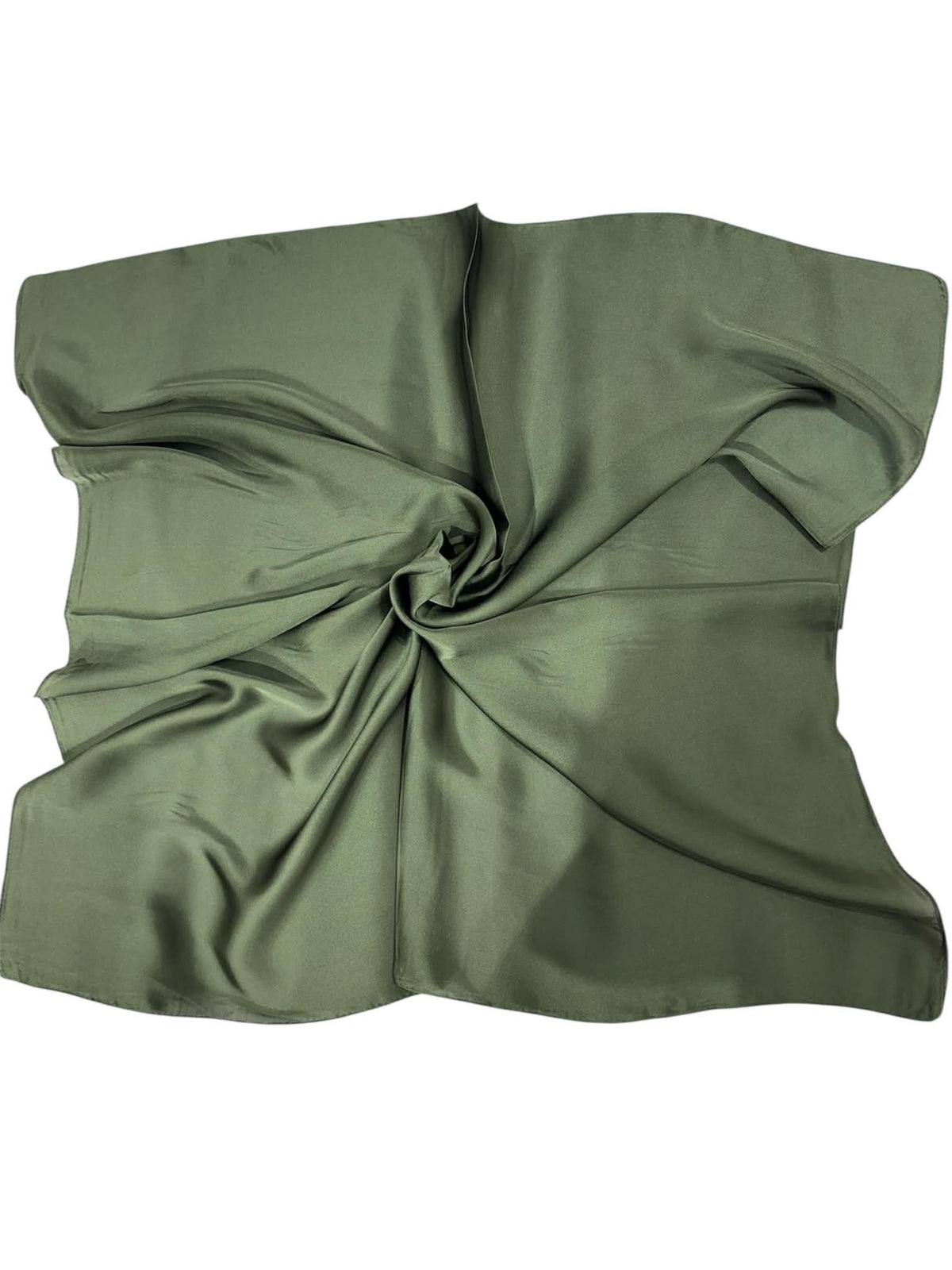 Esarfa de dama,  65x65 cm, 18% matase 72% vascoza,tip batic ,kaki