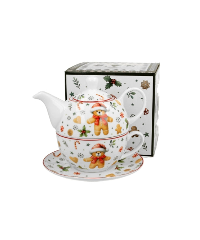 Set ceainic pentru 1 persoana Christmas Cuties - Victoria home deco