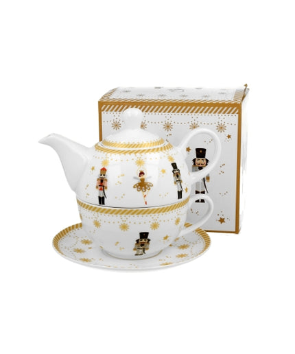 Set ceainic pentru 1 persoana Christmas Balerina - Victoria home deco