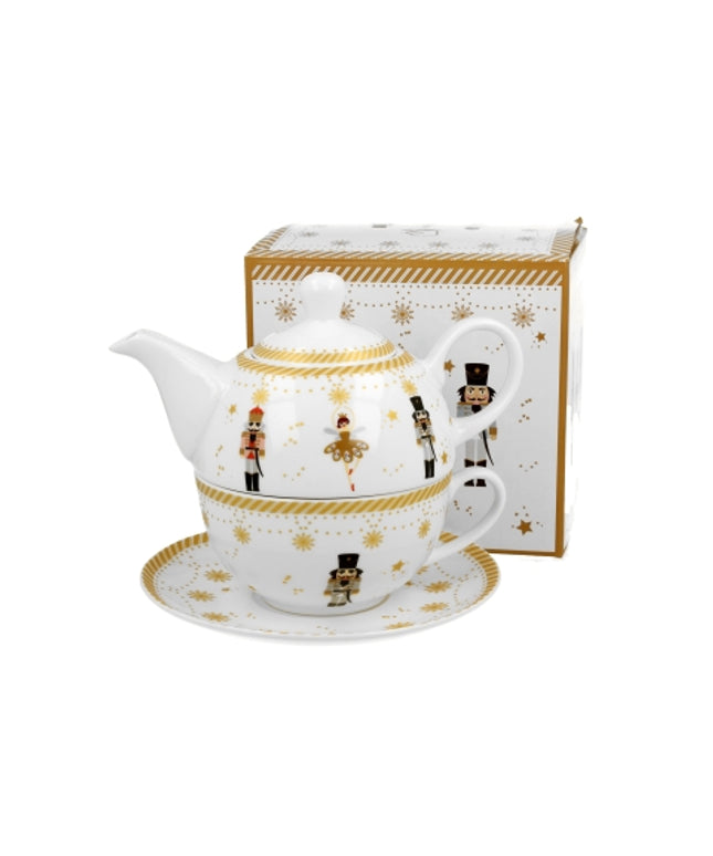 Set ceainic pentru 1 persoana Christmas Balerina - Victoria home deco