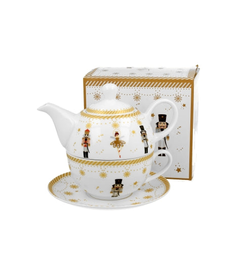 Set ceainic pentru 1 persoana Christmas Balerina - Victoria home deco