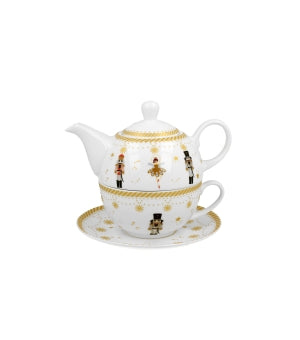 Set ceainic pentru 1 persoana Christmas Balerina - Victoria home deco