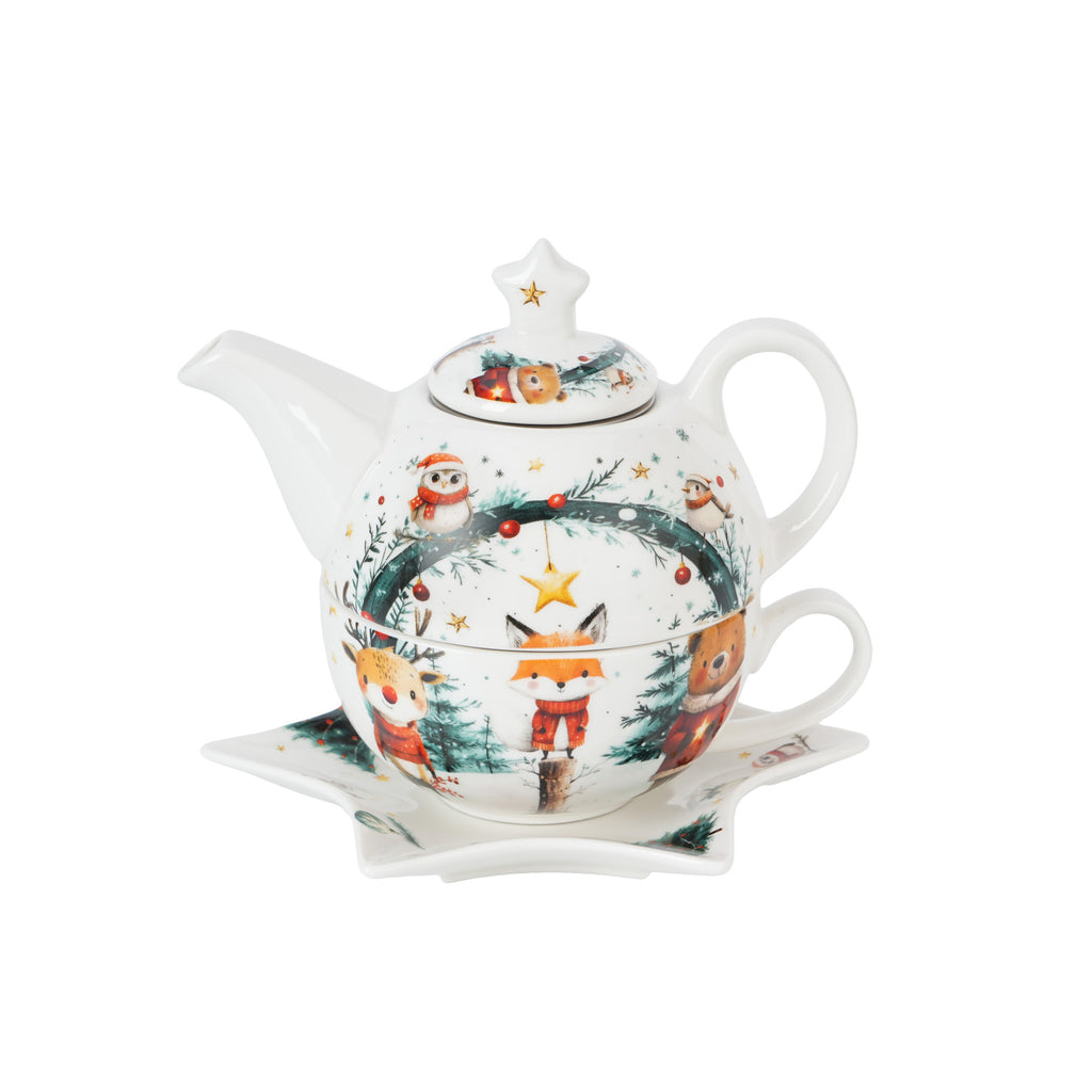Set pentru ceai,de Craciun,  Cutties, 350 ml