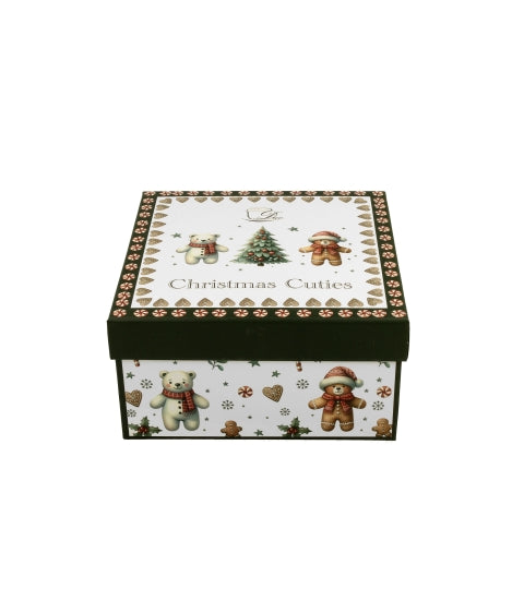 Set ceasca și farfurie Christmas Cuties, 190ml - Victoria home deco