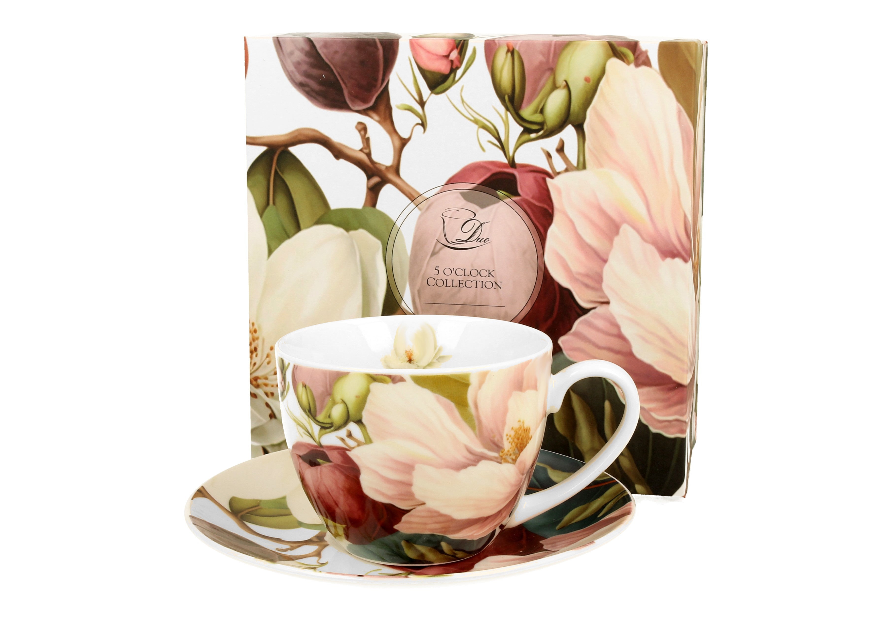 Ceașcă și farfurie Magnolia, 250 ml