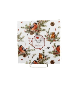 Set 2 farfurii pentru desert Christmas Birds - Victoria home deco