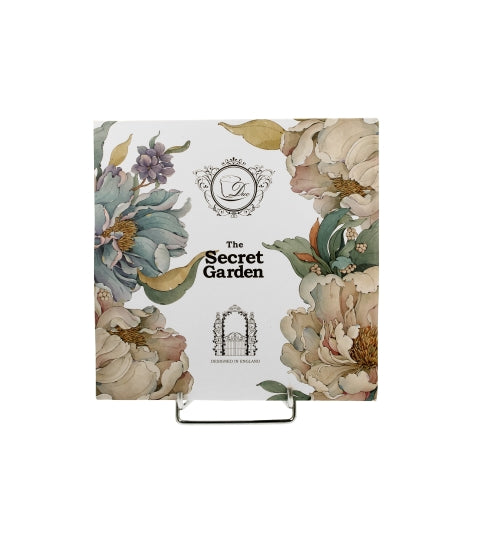 Set 2 farfurii pentru desert, Bujori albi, 19.3 cm, DUO