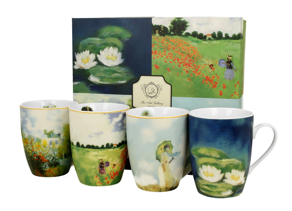 Set de 4 cani clasice inspirate de Monet - Victoria home deco