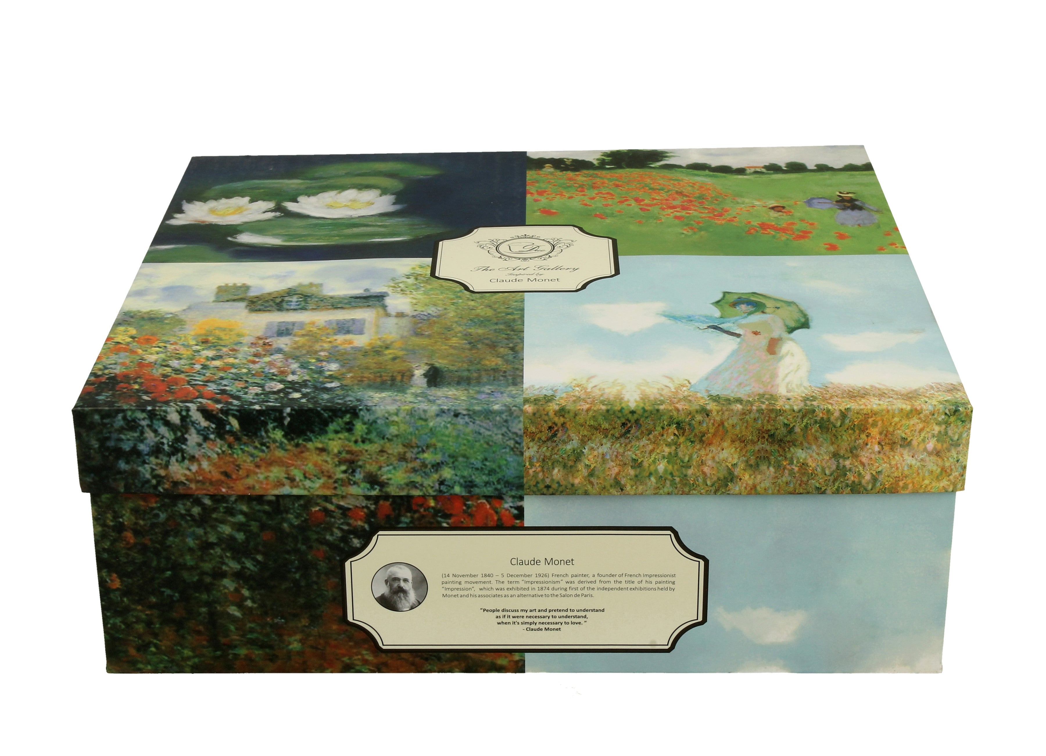 Set de 4 cani clasice inspirate de Monet - Victoria home deco