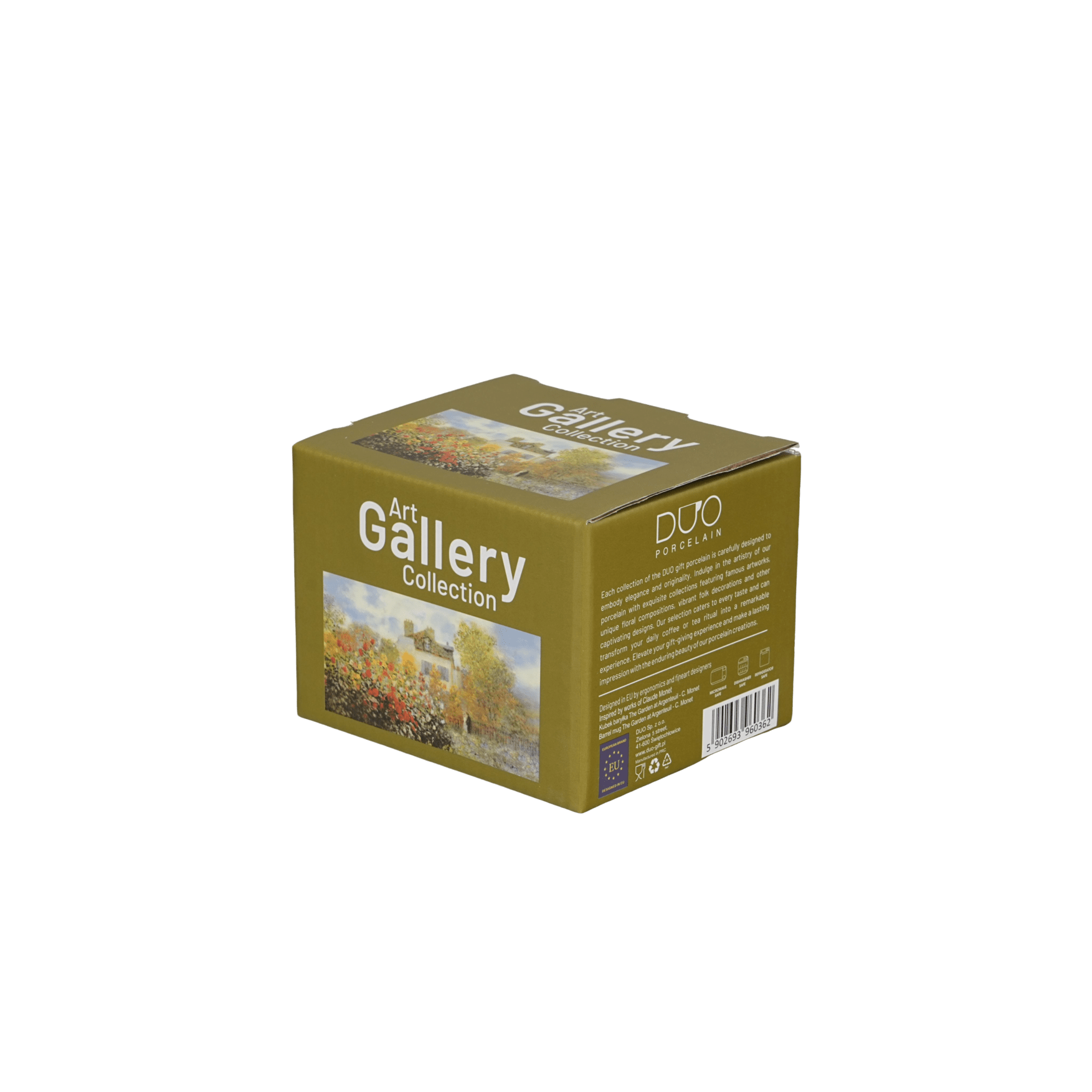 Cana portelan 430 ml, DUO, Art Gallery,  Argenteuil, multicolor